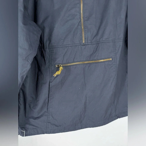 The Vermont Country Store Orton navy pullover hooded jacket M - Picture 2 of 4